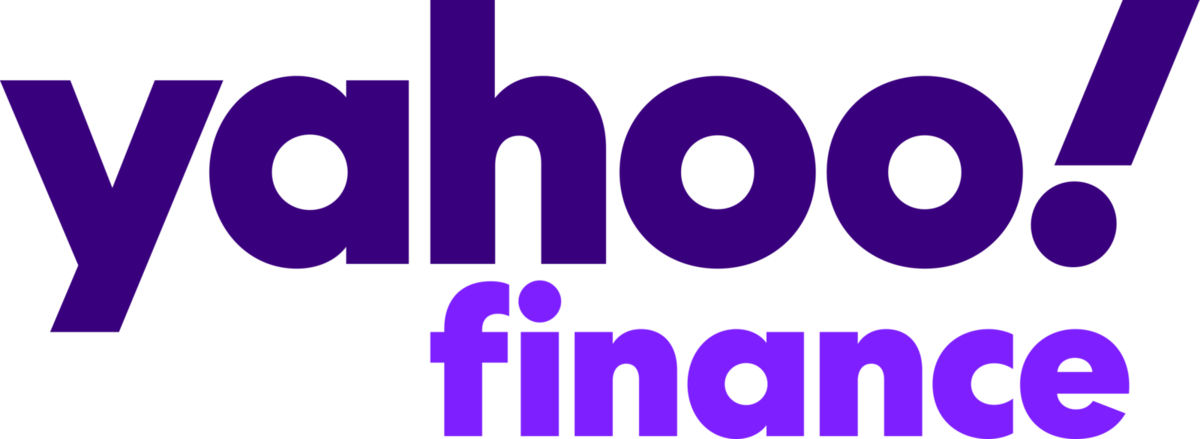 Purple Yahoo! finance logo